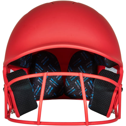 HX MATTE SOFTBALL HELMET W/FACEMASK