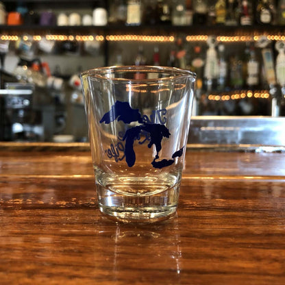 Shot Glass - Michigan The Lake Life