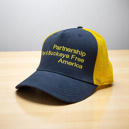 Hat - Partnership For A Buckeye Free America Vintage Trucker