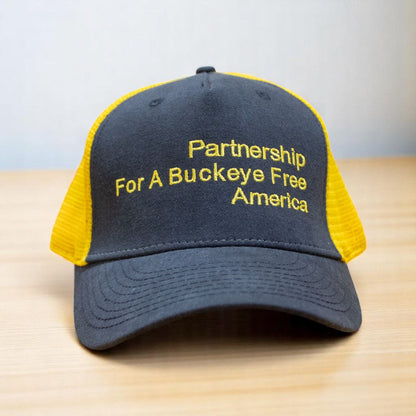 Hat - Partnership For A Buckeye Free America Vintage Trucker