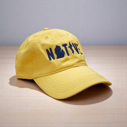 Hat - Michigan NATIVE Unstructured Yellow