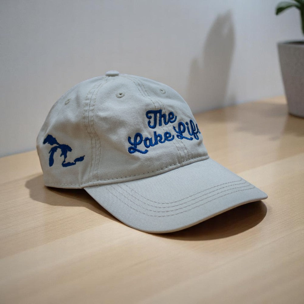 Hat - Michigan The Lake Life Unstructured Stone