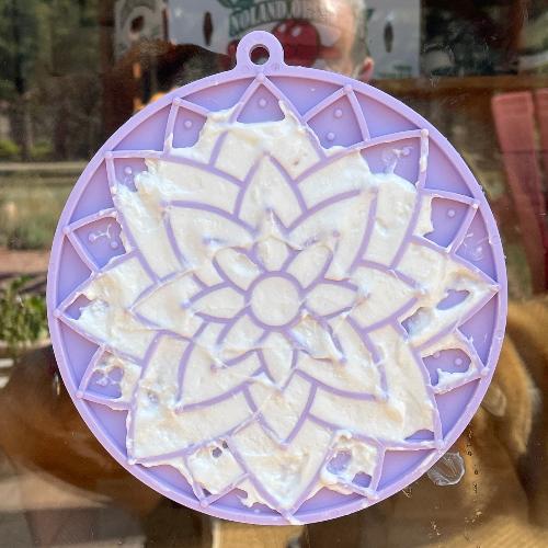 Lotus Design emat - Enrichment Lick Mat For Dogs and Cats - With Suction Cups | USA Made