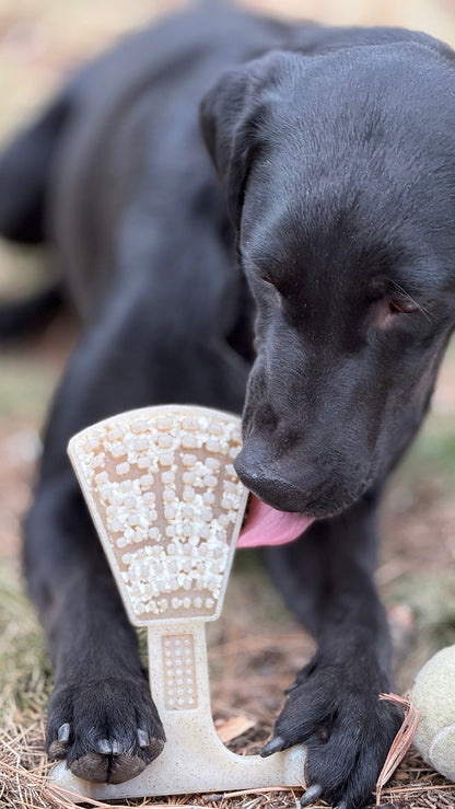 Waffle Tower Nylon Chew & Enrichment Toy | 2-in-1 for Aggressive Chewers | SodaPup