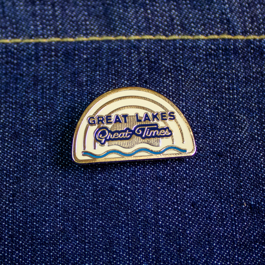 Enamel Pin - Michigan Great Lakes Great Times