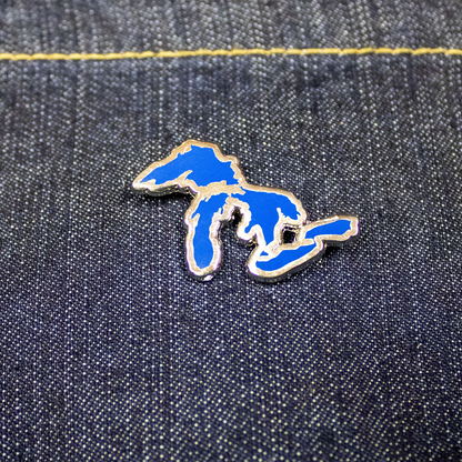 Enamel Pin - Michigan Great Lakes