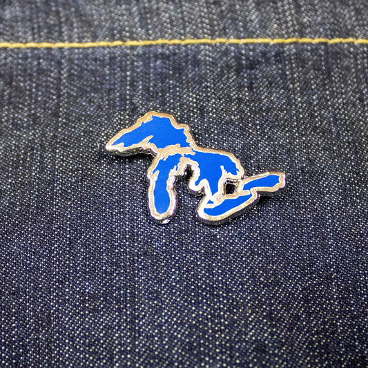 Enamel Pin - Michigan Great Lakes