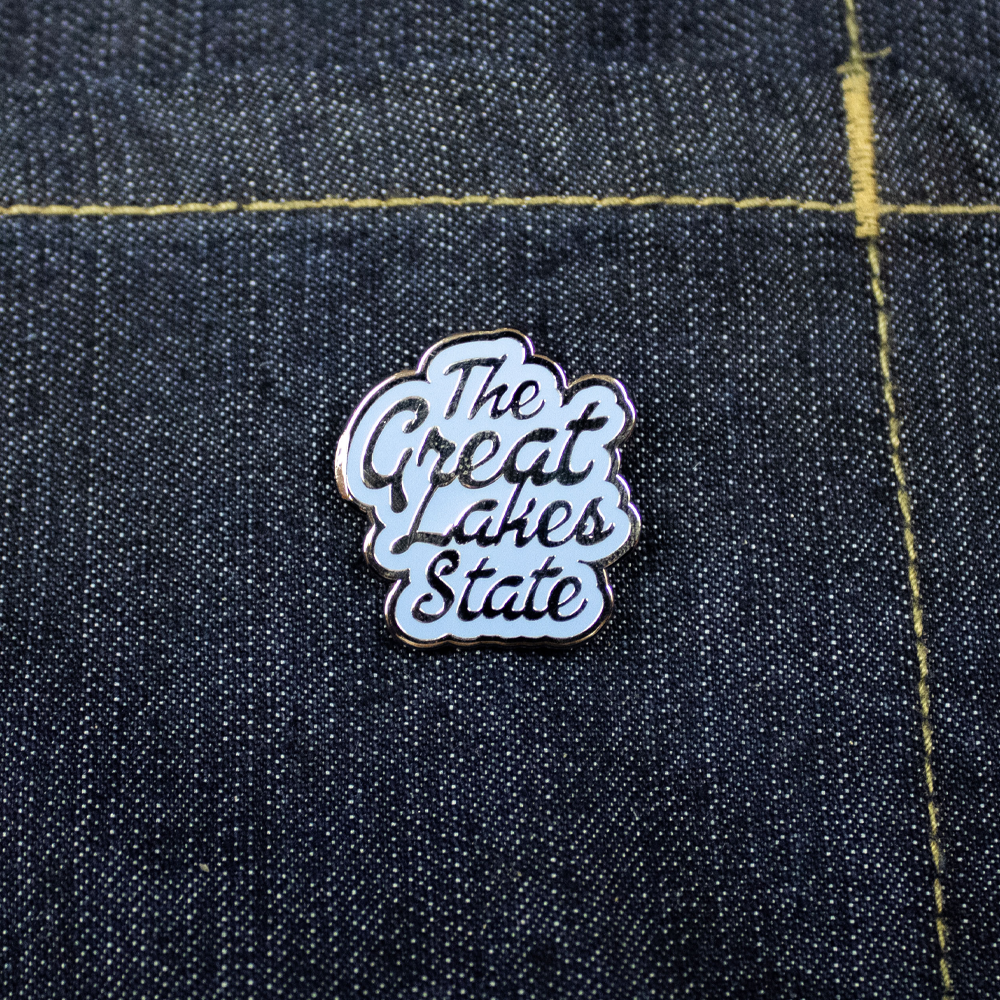 Enamel Pin - Michigan The Great Lakes State