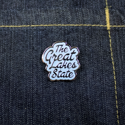 Enamel Pin - Michigan The Great Lakes State