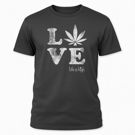 LOVE (Distressed Leaf O)