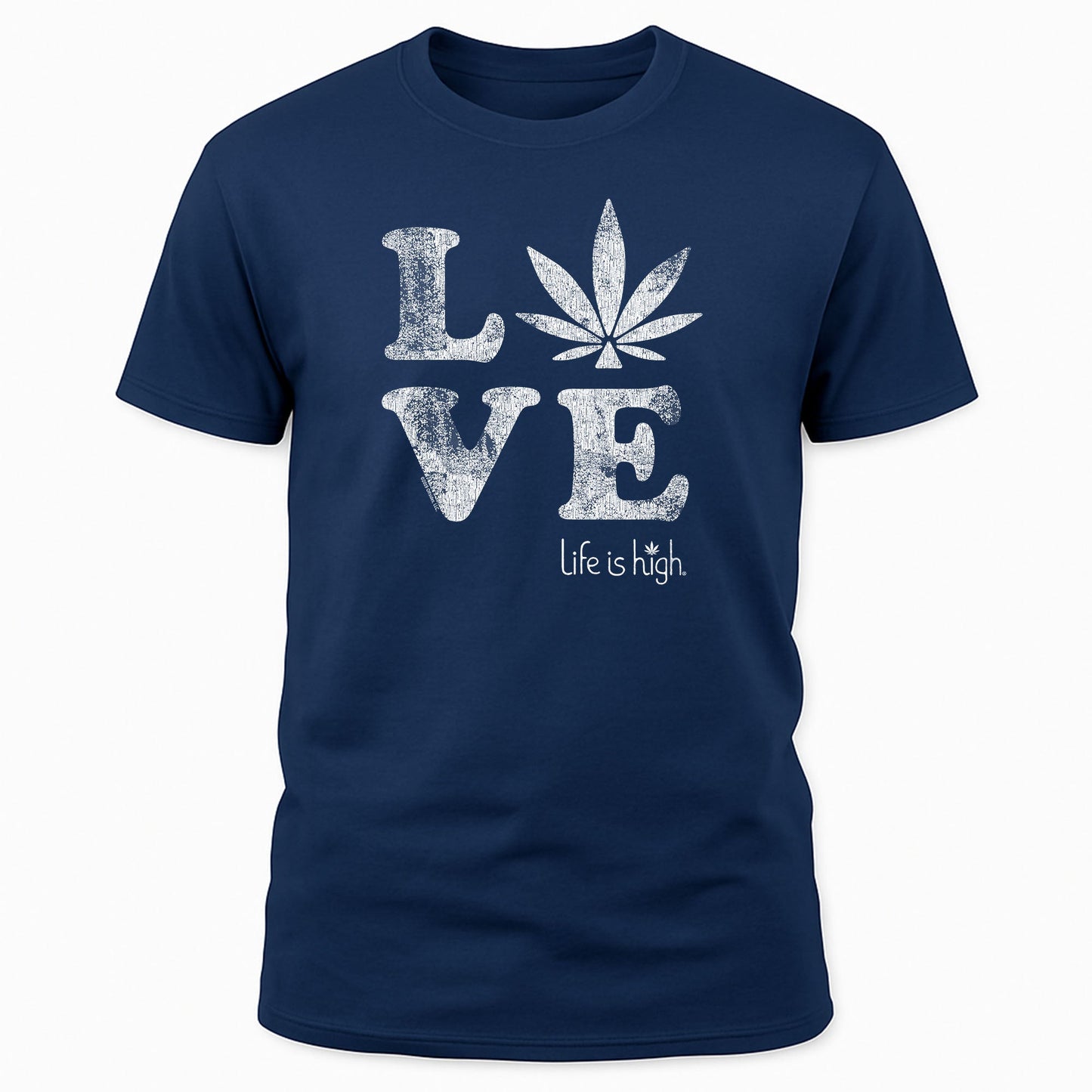 LOVE (Distressed Leaf O)