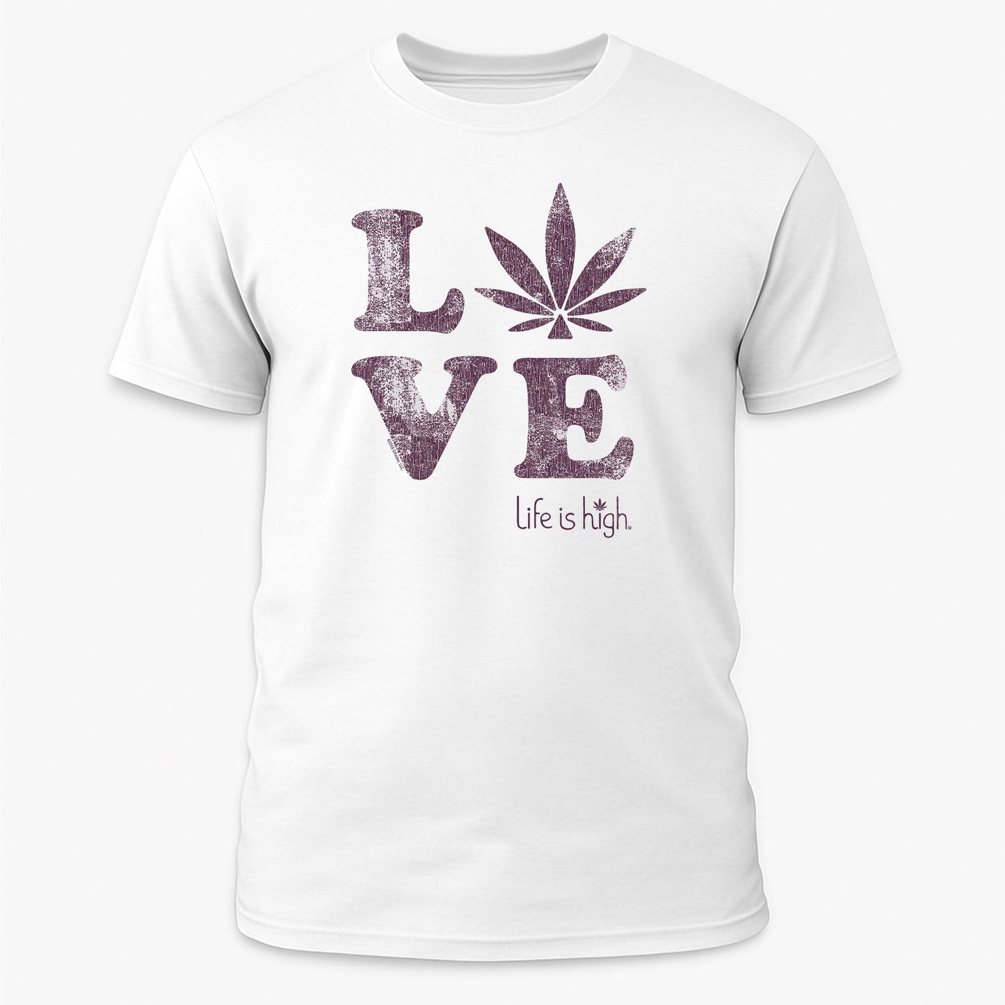 LOVE (Distressed Leaf O)