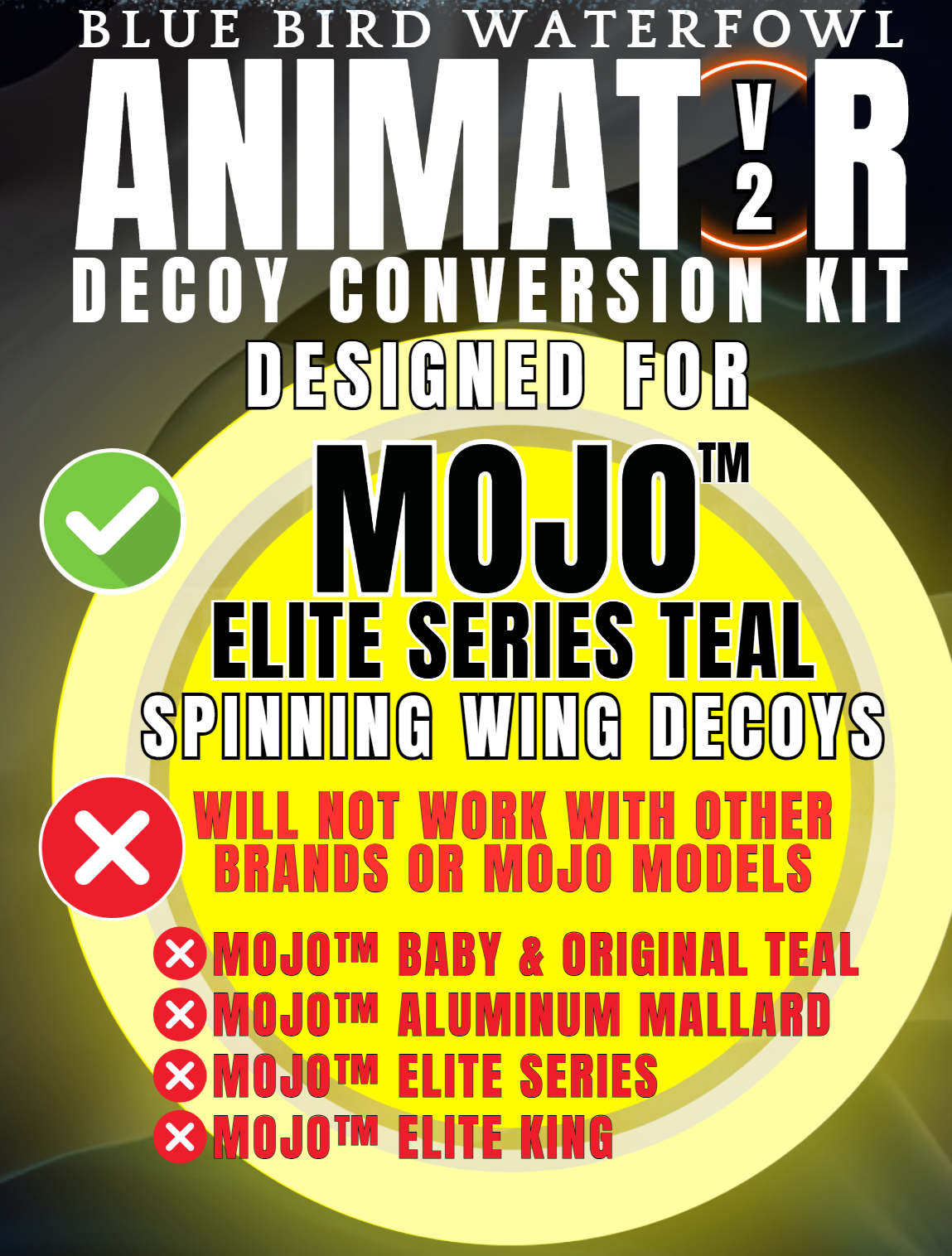 Animator V2 for Mojo Elite Series Teal GWT & BWT
