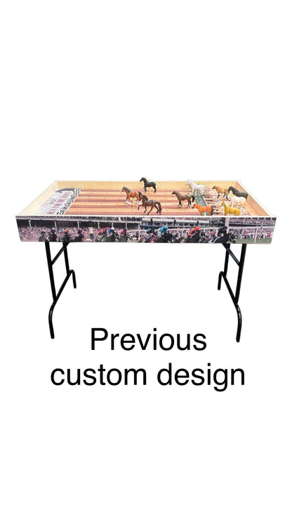 Less than Perfect - Turf Theme Jumbo Horse Game with Printed Rails