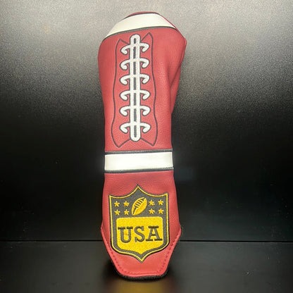 Pigskin Leather Football Headcover