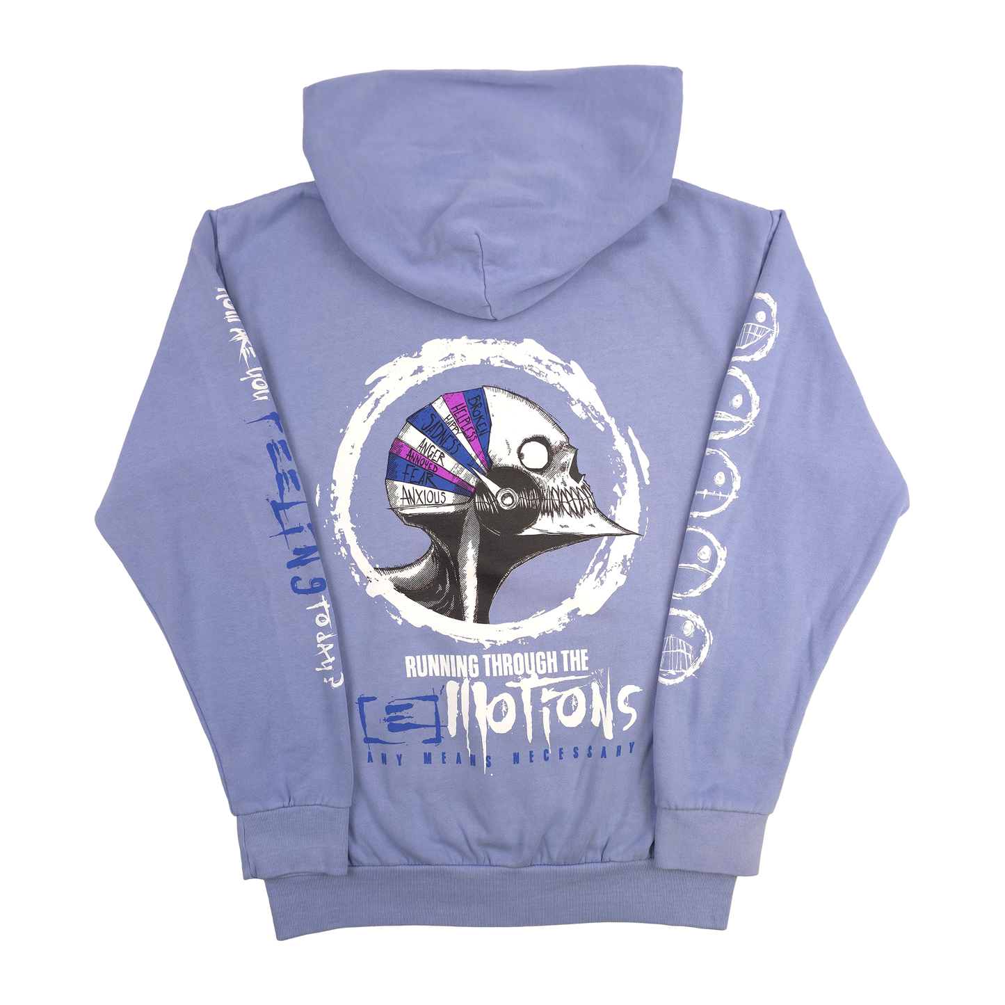 Running Emotions Pullover Hoodie Grape