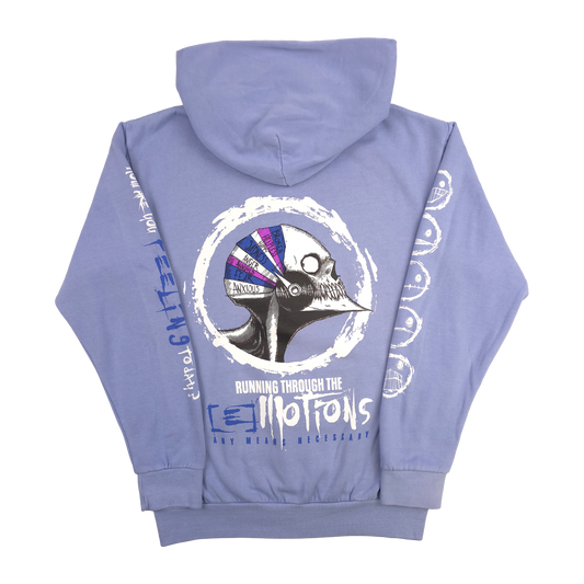 Running Emotions Pullover Hoodie Grape