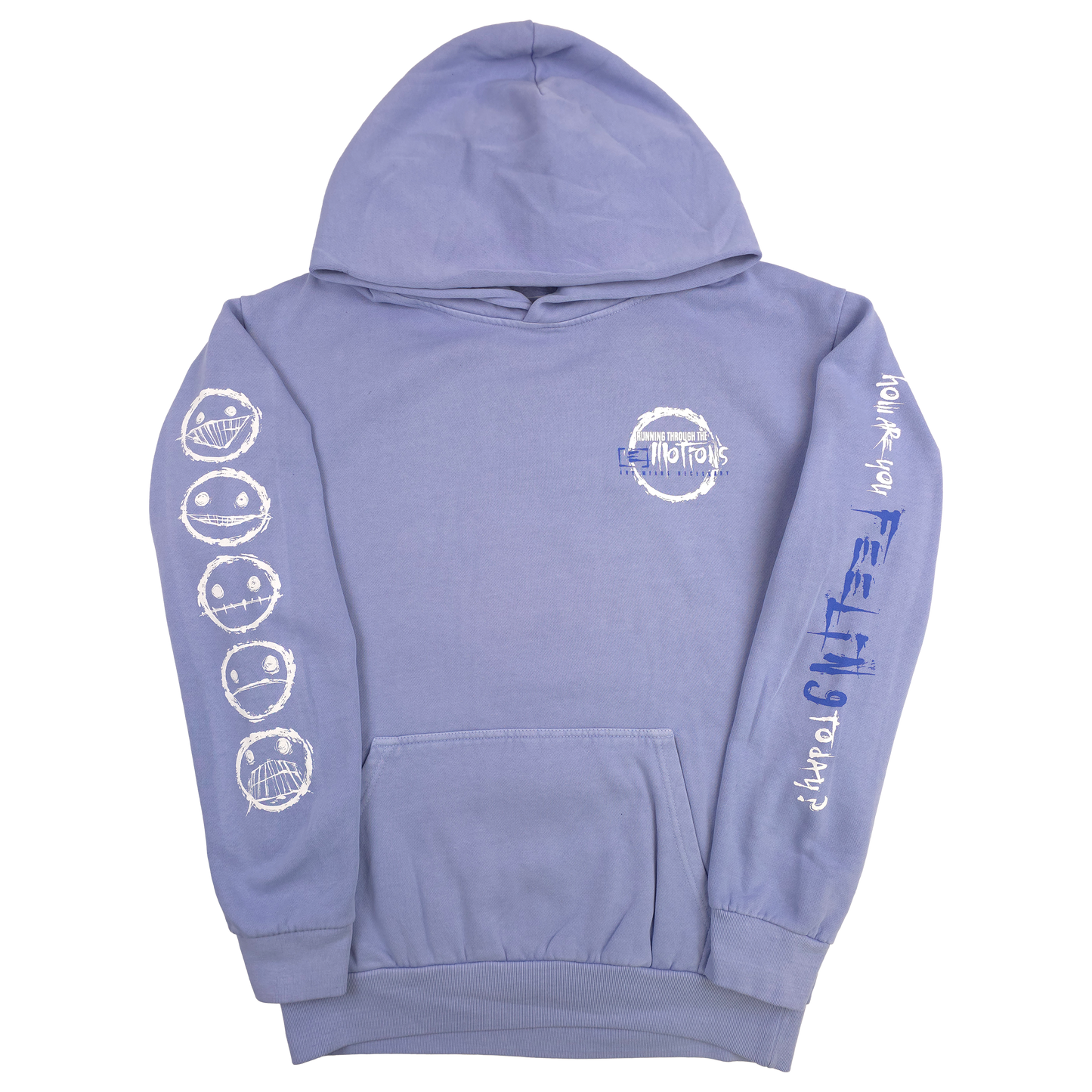 Running Emotions Pullover Hoodie Grape