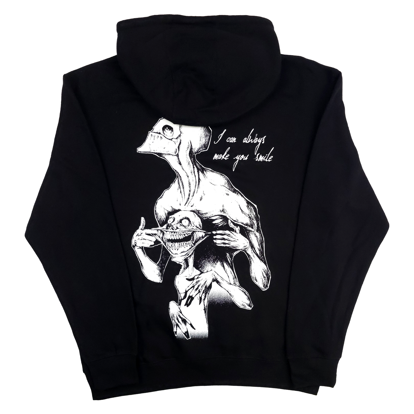 Always Smile Pullover Hoodie Black