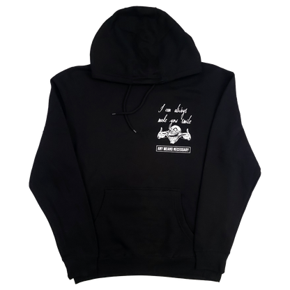 Always Smile Pullover Hoodie Black