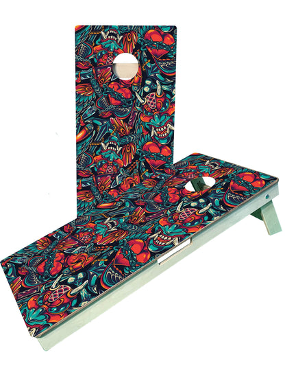 Tattoo Flash Cornhole Boards