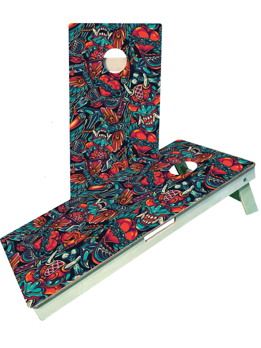 Tattoo Flash Cornhole Boards