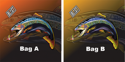 Rainbow Trout Fishing Cornhole Boards