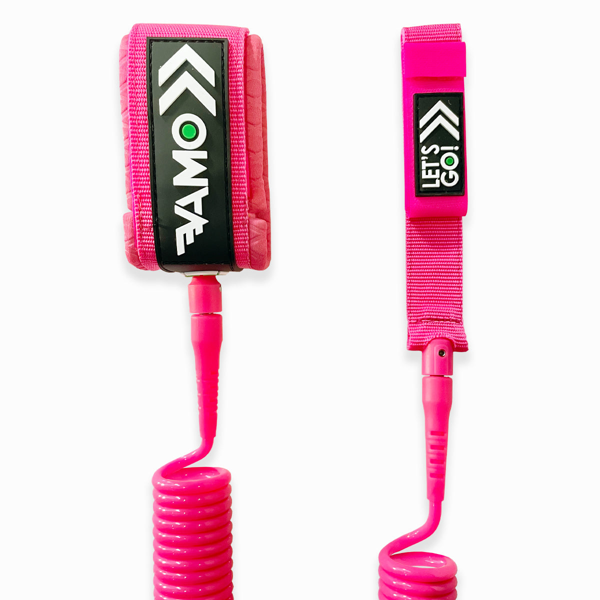 10' Full Coiled SUP Paddleboard Leash - Vibrant Collection
