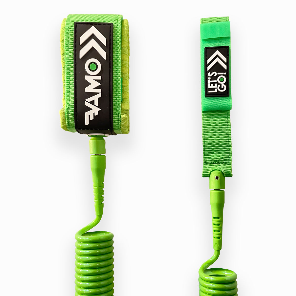 10' Full Coiled SUP Paddleboard Leash - Vibrant Collection