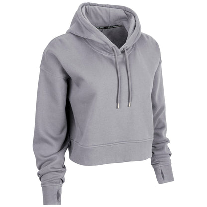 VICTORY FLEECE WOMEN'S CROP HOODIE