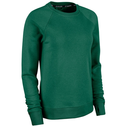VICTORY FLEECE WOMEN'S SPLIT HEM CREW