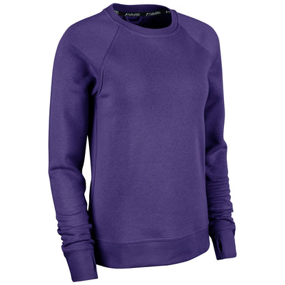 VICTORY FLEECE WOMEN'S SPLIT HEM CREW