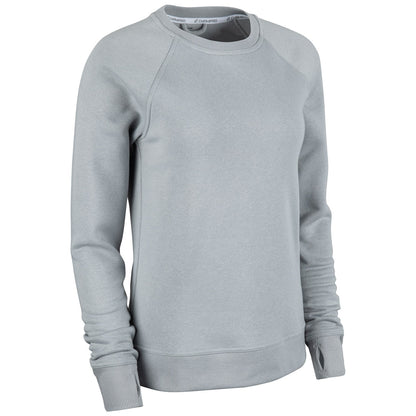 VICTORY FLEECE WOMEN'S SPLIT HEM CREW