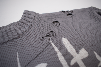 War with Myself Knit Sweater