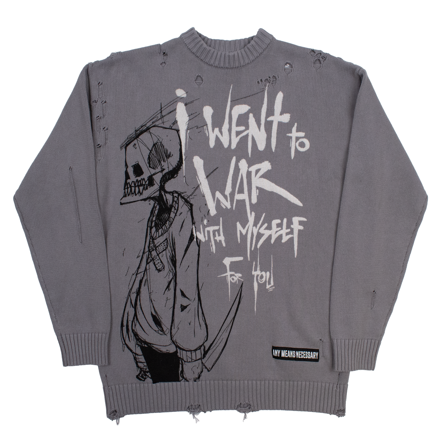War with Myself Knit Sweater