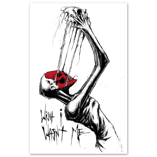 Wish I Wasn't Me Print