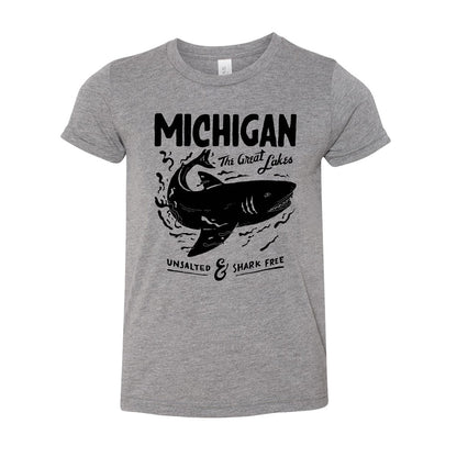 Youth - Michigan Unsalted & Shark Free - Grey Triblend