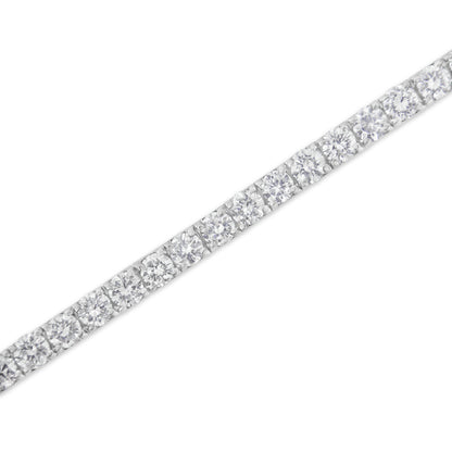 IGI Certified 4.0 Cttw Diamond 14K White Gold Classic 7â€ Tennis Bracelet (H-I Color, I1-I2 Clarity)