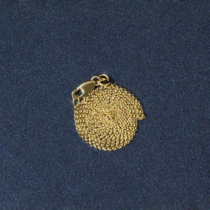 14k Yellow Gold Diamond Cut Rolo Chain 1.1mm