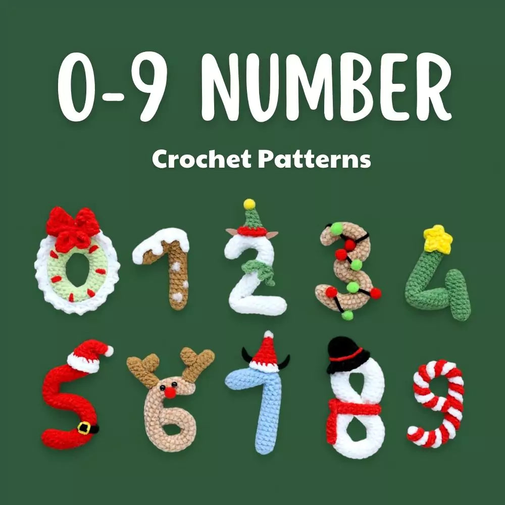 [PATTERN GIFT] Christmas ABCrochet - Alphabet & Number Pattern Digital Download