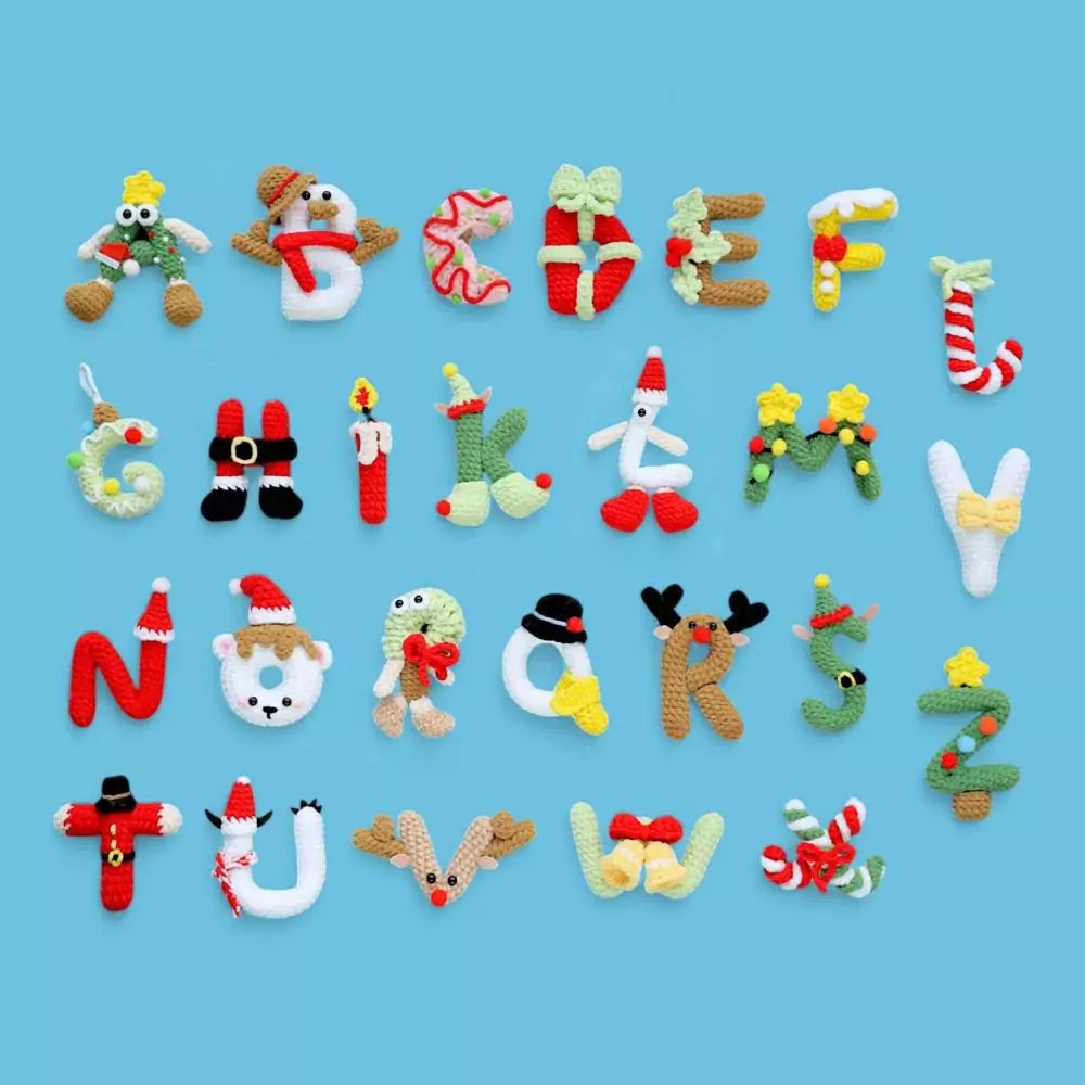 [PATTERN GIFT] Christmas ABCrochet - Alphabet & Number Pattern Digital Download