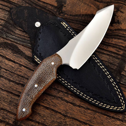Custom Handmade D2 Steel Hunting Knife with G10 Handle – 9" | KBS Knives