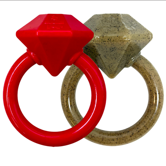 Diamond Ring Nylon Teething Ring for Puppies | Durable & USA Made