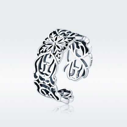 S925 Sterling Silver 0.8cm Width Ring