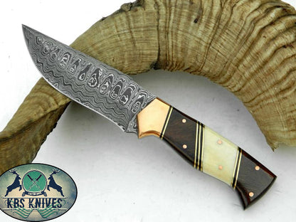 Damascus Hunting Knife