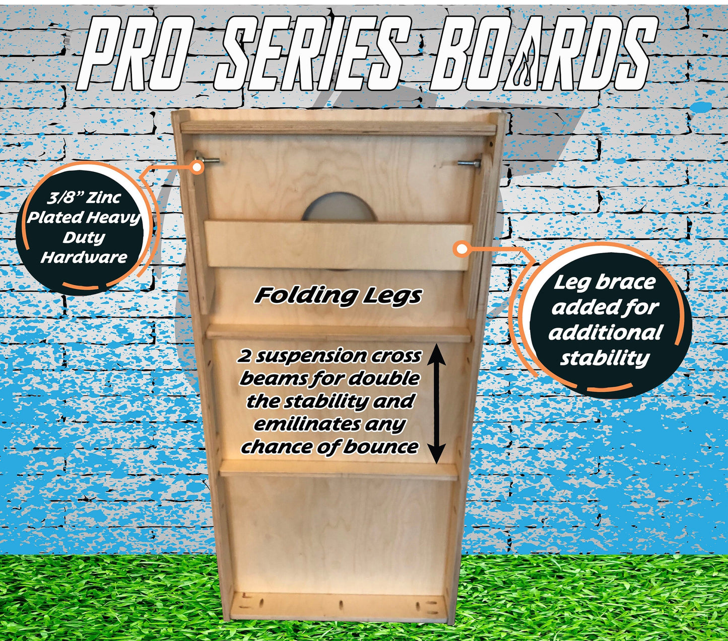 Detroit Baseball Cornhole Boards