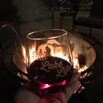 Wine Glass - The Lake Life