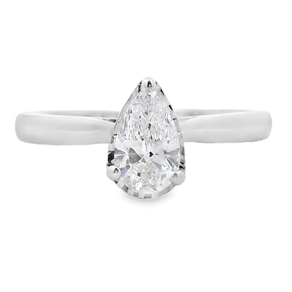 Genuine .50ct Lab Grown Diamond  10KT White Gold