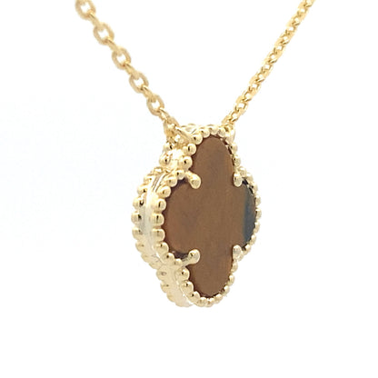 Natural Tigereye Fashion Pendants Sterling Silver