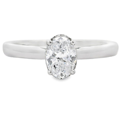 Genuine .50ct Lab Grown Diamond  10KT White Gold